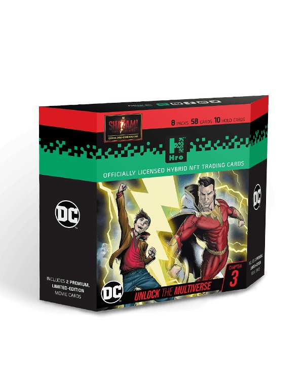 DC | HRO Chapter 3: Hybrid Trading Cards 8 - Pack Premium Starter Box, 58 Cards - Starbase 505
