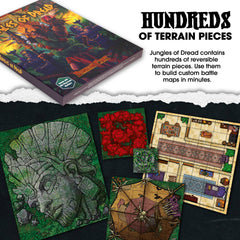 Dungeon Craft: Jungles of Dread Book 2D Terrain for RPGs - Starbase 505