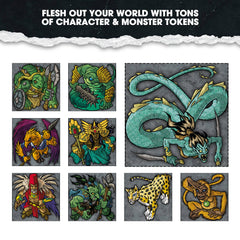 Dungeon Craft: Jungles of Dread Book 2D Terrain for RPGs - Starbase 505