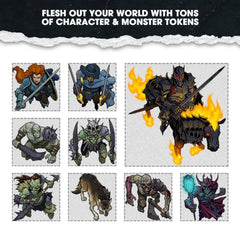 Dungeon Craft: Volume 1 Book 2D Terrain for RPGs - Starbase 505