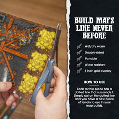 Dungeon Craft: Volume 1 Book 2D Terrain for RPGs - Starbase 505