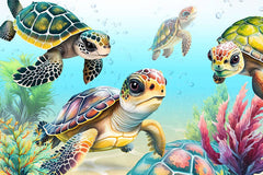 Flippin Awesome Sea Turtles Mini Jigsaw Puzzle - Starbase 505