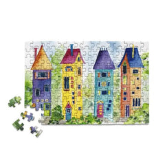 Gnome Houses Mini Jigsaw Puzzle - Starbase 505