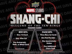 Marvel Studios Shang - Chi and the Legend of the Ten Rings Hobby Box (Upper Deck 2023) - Starbase 505
