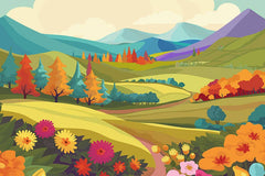 Mountain Meadows Mini Jigsaw Puzzle - Starbase 505