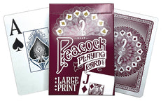 Peacock Deck of Large Print Playing Cards - Starbase 505