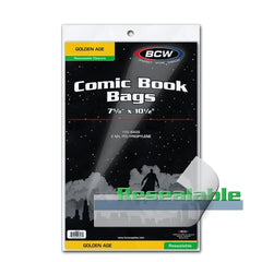 Resealable Golden Comic Bags - Starbase 505