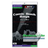 Resealable Silver/Regular Comic Bags - Starbase 505
