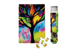 Stained Glass Tree Mini Jigsaw Puzzle - Starbase 505