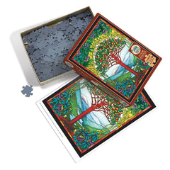Tree of Life Stained Glass 275pc Puzzle - Starbase 505