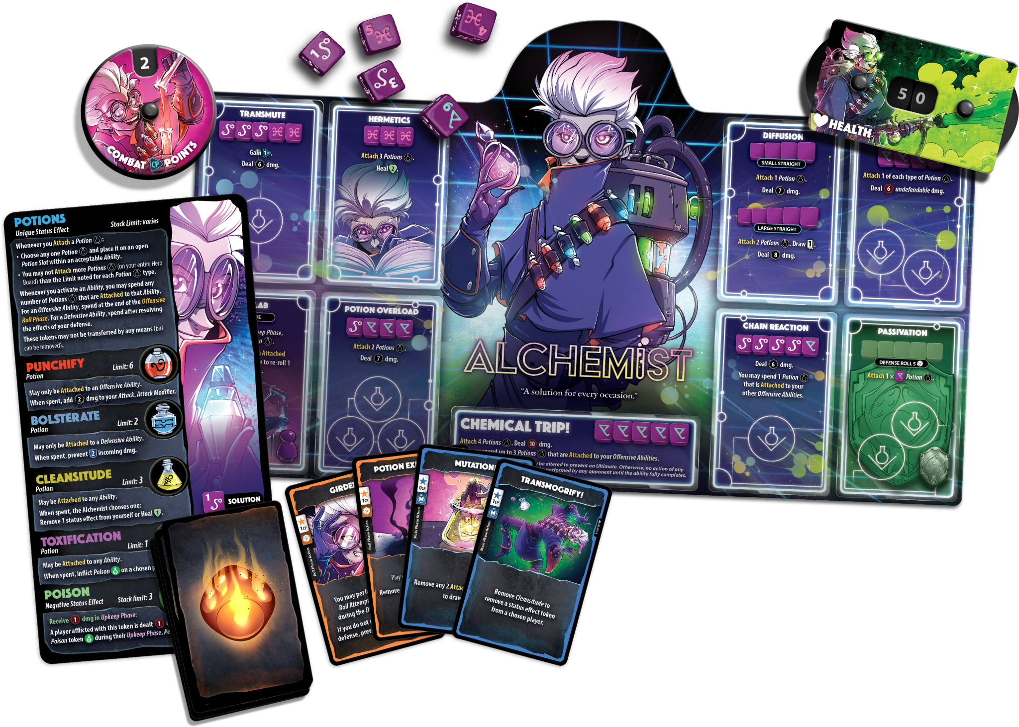 Dice Throne Hero Pack - Alchemist - Starbase 505