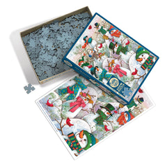 Hill of a Lot of Snowmen 500pc Puzzle - Starbase 505