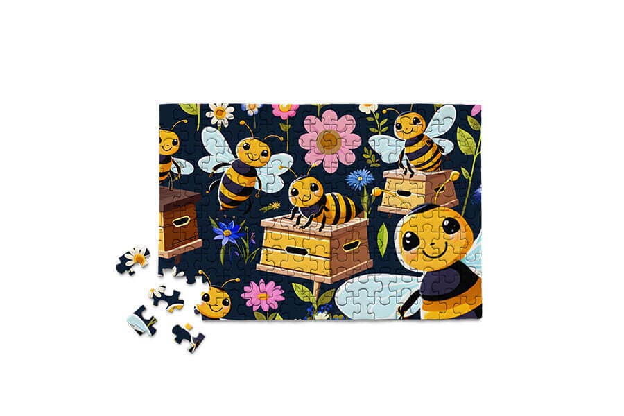 Honey Bees Mini Jigsaw Puzzle - Starbase 505