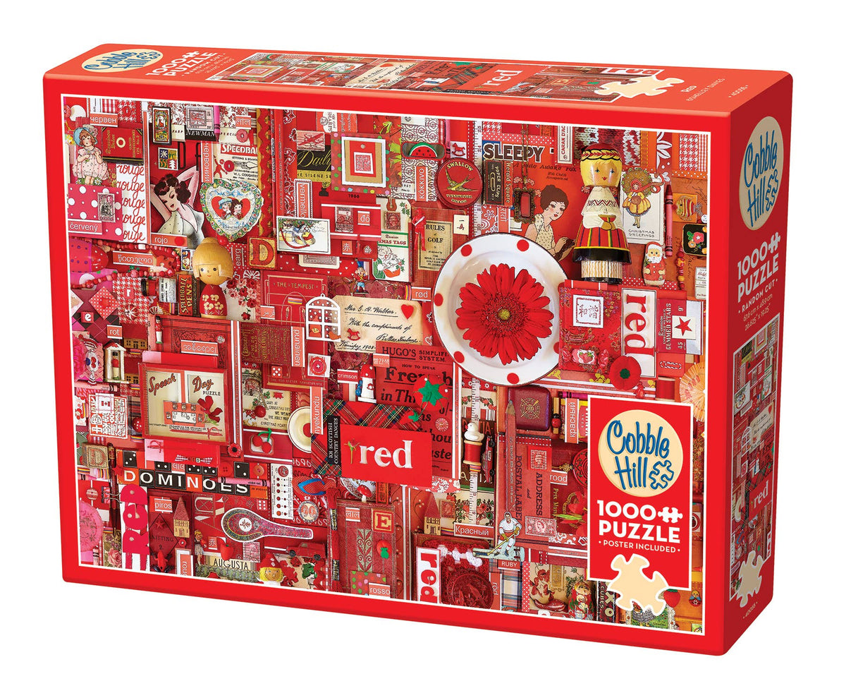 Red 1000pc Puzzle - Starbase 505